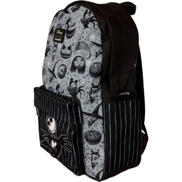 ⚡Loungefly Disney The Nightmare Before Christmas Nylon Full-Size Backpack - Picture 2 of 3